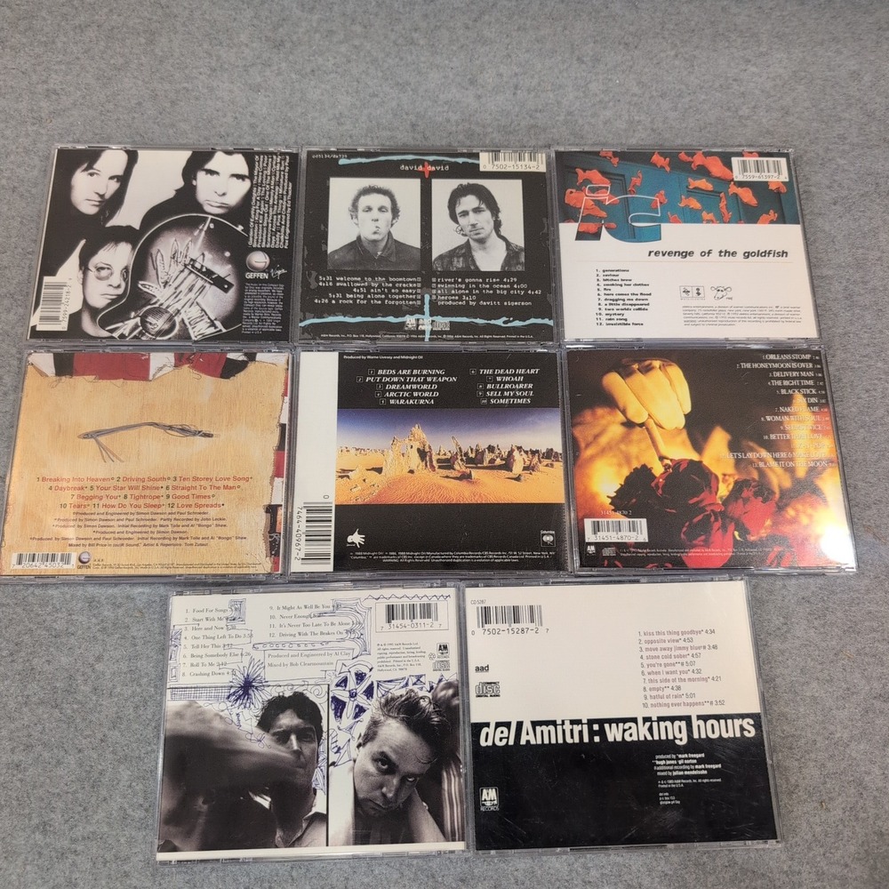 8‎ CD Lot British Antipodean Alt Rock Stone Roses Midnight Oil XTC Del Amitri - Picture 2 of 2